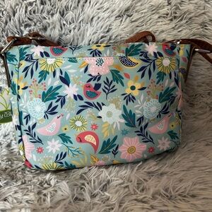 Lily Bloom Blue Floral Crossbody Bag